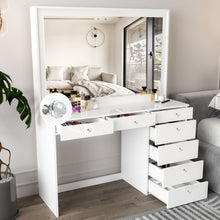 Boahaus Joan Makeup Vanity Desk with Mirror & Ample Storage | Premium Design