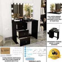 Boahaus Brooke Lighted Makeup Vanity (OSTK)
