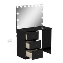 Boahaus Brooke Lighted Makeup Vanity (OSTK)