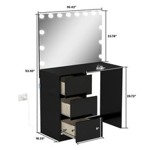 Boahaus Brooke Lighted Makeup Vanity (OSTK)
