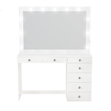 Boahaus Diana Makeup Vanity Desk with Built-in Lights, Storage & USB Ports | Premium Design (OSTK)