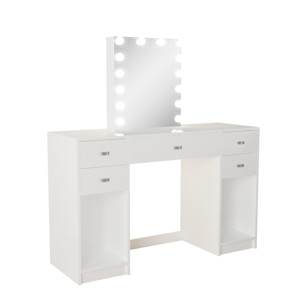 Thalia Vanity with Light Bulbs Boahaus