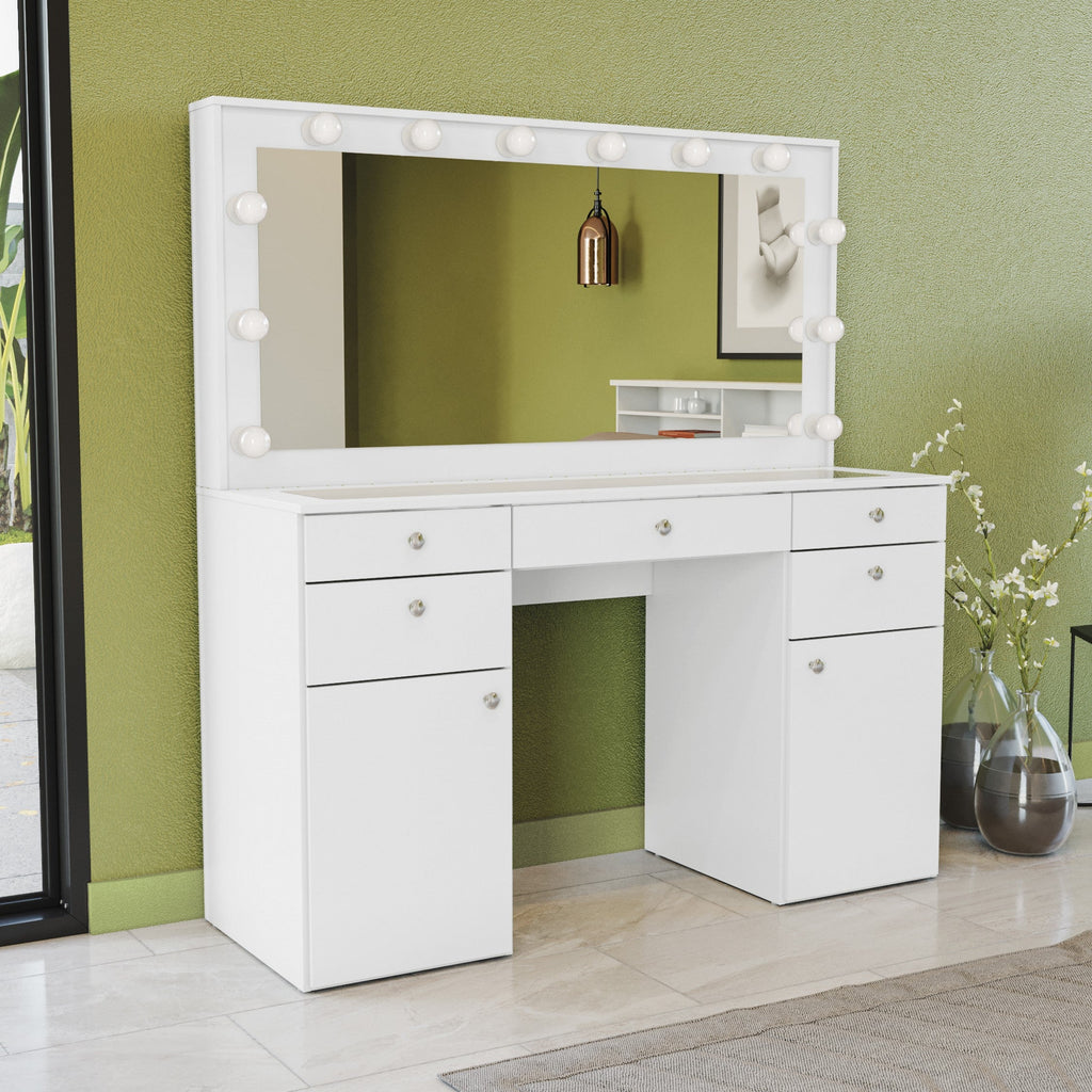 Boahaus Ketevan Makeup Vanity Desk