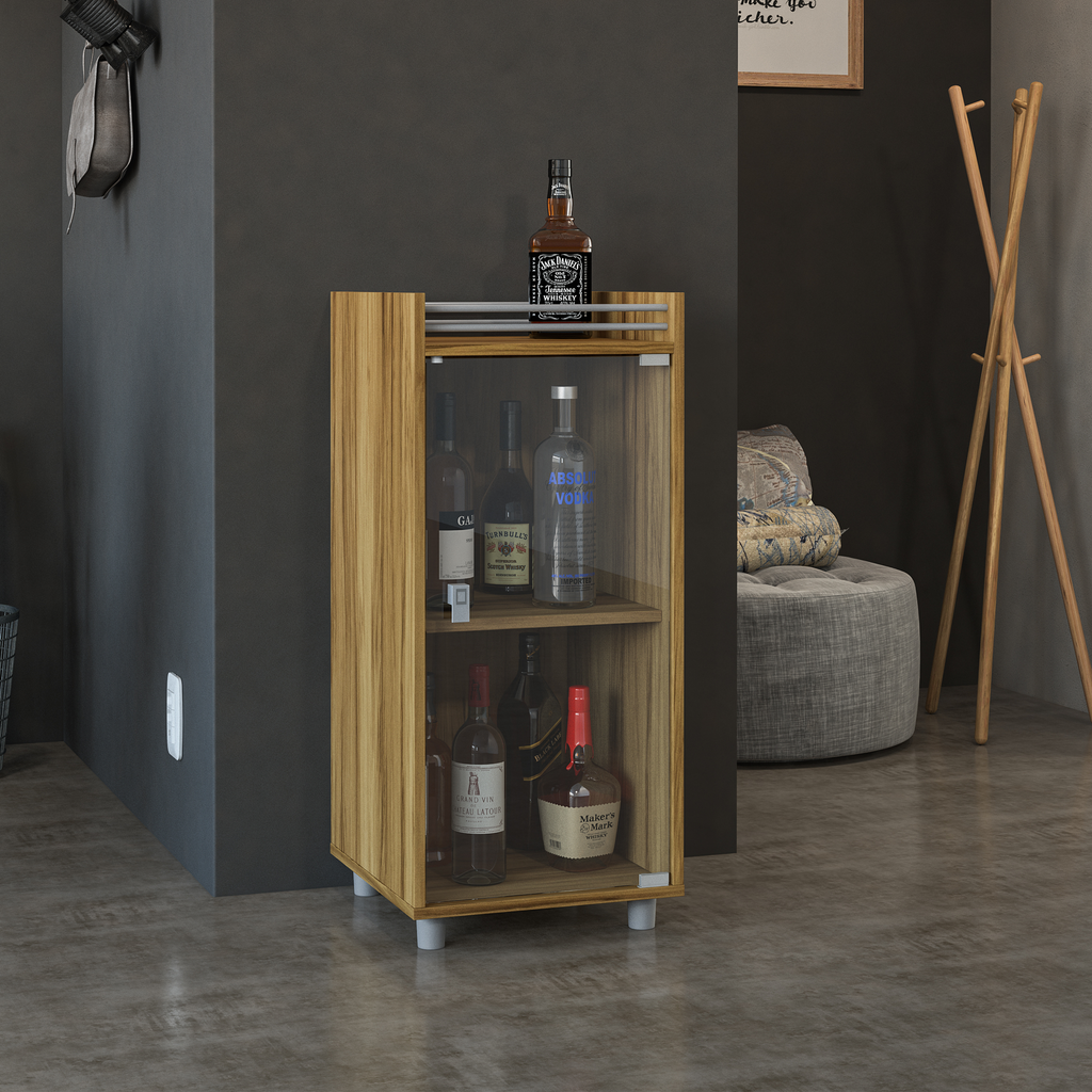 Boahaus modern mini bar 2 door new arrivals