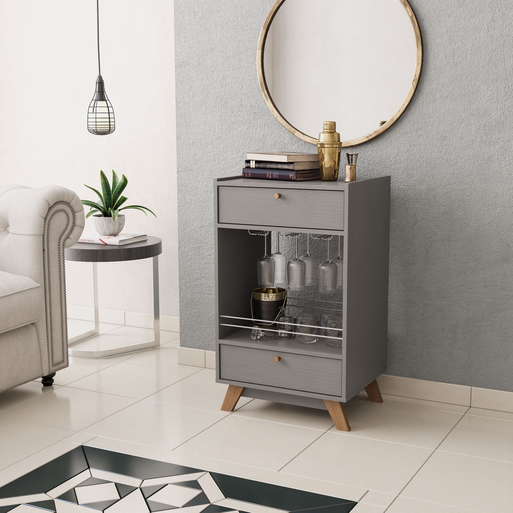 Boahaus modern mini bar 2 door hotsell