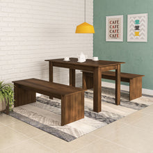 Boahaus Denali 3-Piece Dining Table Set with Benches | Premium Design
