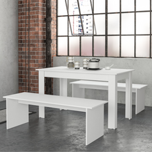 Boahaus Denali 3-Piece Dining Table Set with Benches | Premium Design