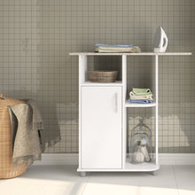 Boahaus Berlin Ironing Cabinet with Storage Shelves | White Premium Design