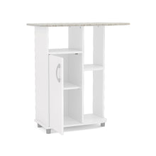 Boahaus Berlin Ironing Cabinet with Storage Shelves | White Premium Design