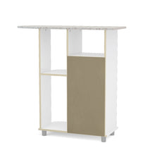 Boahaus Berlin Ironing Cabinet with Storage Shelves | White Premium Design
