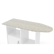 Boahaus Berlin Ironing Cabinet with Storage Shelves | White Premium Design