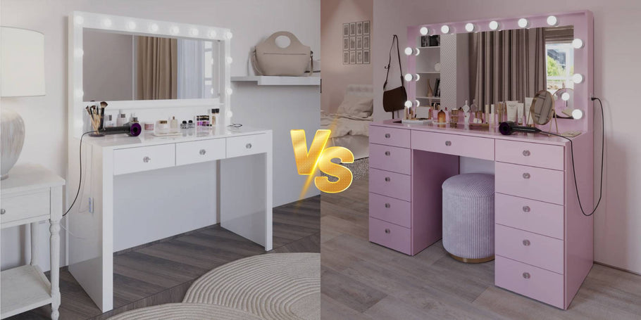 "Minimalist vs. Maximalist: Find the Perfect Vanity Style for You!"