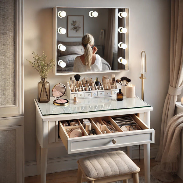 The Perfect Makeup Vanity for Small Spaces: Maximizing Storage and Style