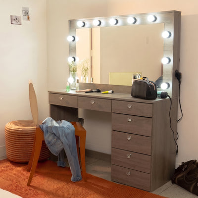 Diana Makeup Lighted Vanity Desk
