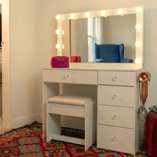 Venecia Lighted Makeup Vanity Desk