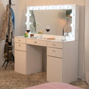 Kiana Lighted Makeup Vanity Desk
