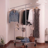 Drew Clothes Rack with Locking Wheels