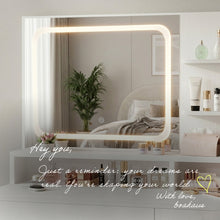 Nina Vanity Desk with LED Mirror