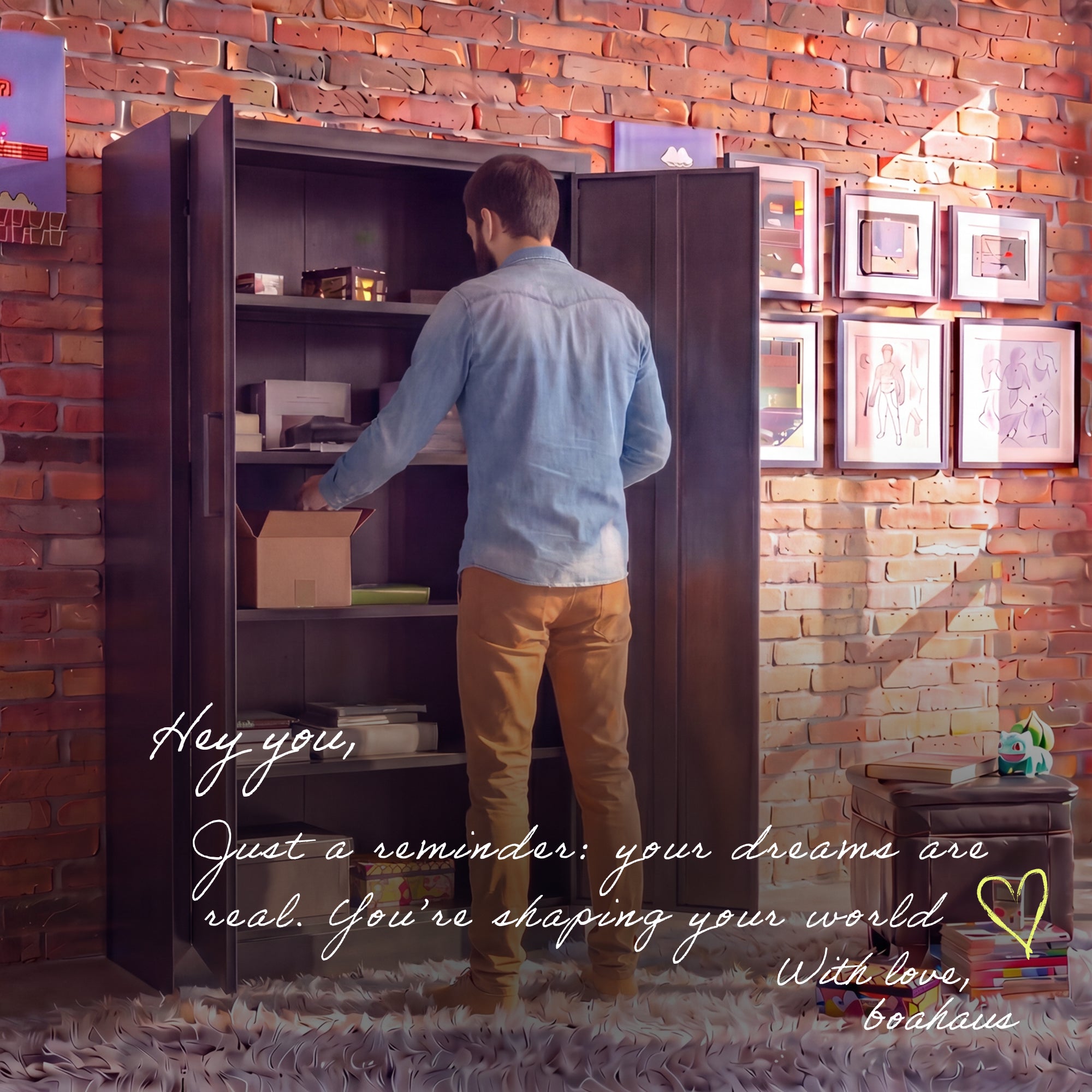 Boahaus Clark Metal Storage Cabinet