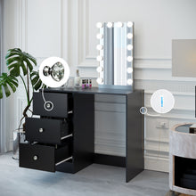 Boahaus Iris Lighted Vanity Table with Mirror | Premium Design