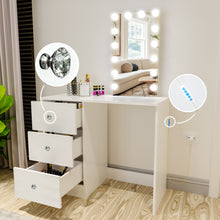 Boahaus Iris Lighted Vanity Table with Mirror | Premium Design