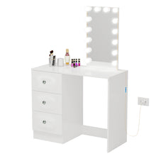 Boahaus Iris Lighted Vanity Table with Mirror | Premium Design