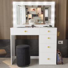 Boahaus Venecia Modern Makeup Vanity Desk