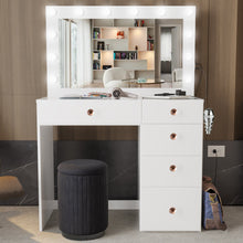 Boahaus Venecia Modern Makeup Vanity Desk