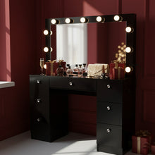 Freya Lighted Makeup Vanity Desk