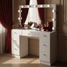 Freya Lighted Makeup Vanity Desk