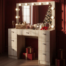 Freya Lighted Makeup Vanity Desk
