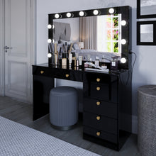Serena Lighted Makeup Vanity Desk