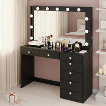 Serena Lighted Makeup Vanity Desk