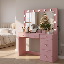 Serena Lighted Makeup Vanity Desk