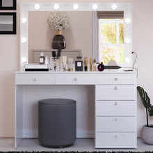 Serena Lighted Makeup Vanity Desk