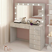 Serena Lighted Makeup Vanity Desk
