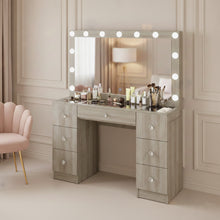 Yara Lighted Makeup Vanity Desk