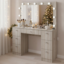 Yara Lighted Makeup Vanity Desk