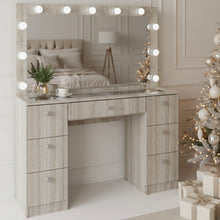 Yara Lighted Makeup Vanity Desk