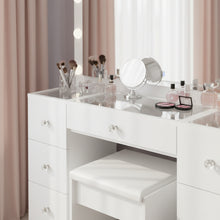 Yara Lighted Makeup Vanity Desk