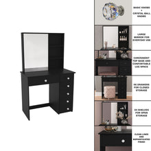 Spes Vanity Table with Ample Storage & Elegant Mirror