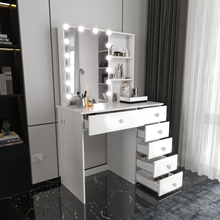 Xanthe Lighted Vanity Makeup Table