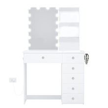 Xanthe Lighted Vanity Makeup Table