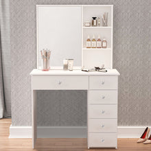 Spes Vanity Table with Ample Storage & Elegant Mirror