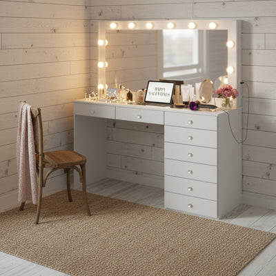 Boahaus Ketevan Lighted Makeup Vanity