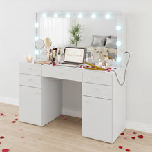 Kiana Lighted Makeup Vanity Desk