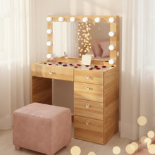 Adele Lighted Makeup Vanity Table