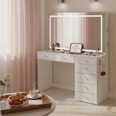 Boahaus Brielle Premium Lighted Makeup Vanity