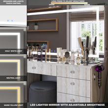 Lydia Extra-Large Smart Makeup Vanity