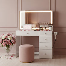 Emilia Premium Lighted Makeup Vanity Desk